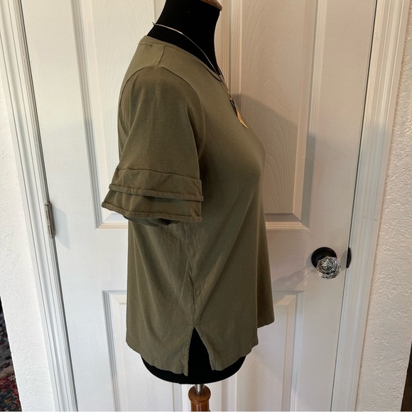 Michael Kors Olive Green Blouse | Size S - Picture 6 of 7